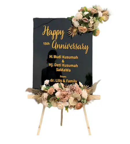 Papan Bunga Akrilik Seri Kembang