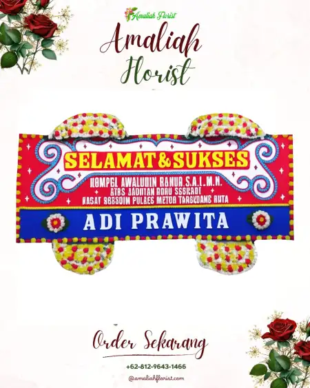 Papan Bunga Ucapan Selamat Seri Kembang